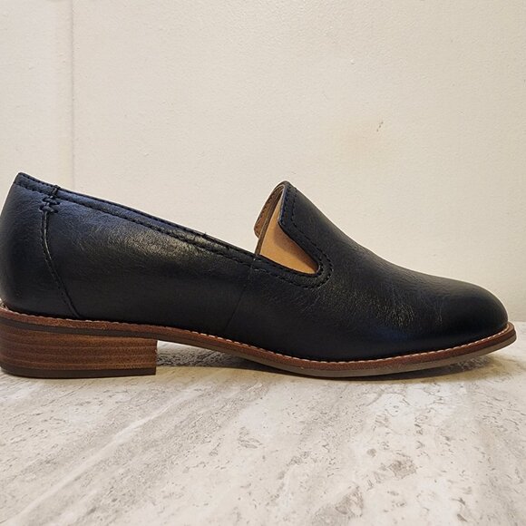 Earth Womens Edna Round Toe C Black Leather 7.5W - A046 - Picture 3 of 10